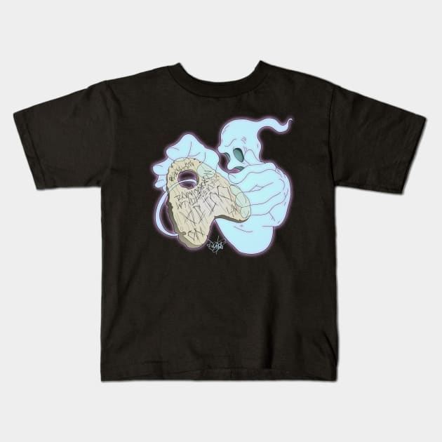 Ouija Ghost comes alive Kids T-Shirt by schockgraphics